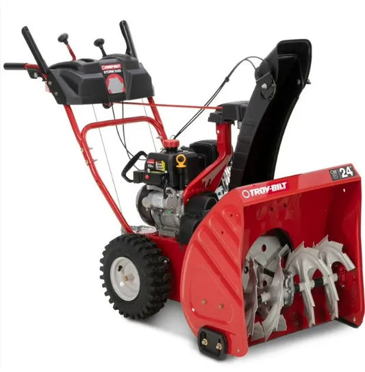 3D CAD model Gas Snow Blower Machine, Two-Stage Snow Thrower